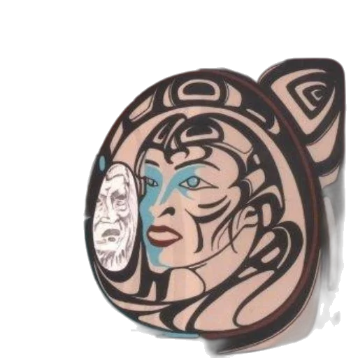 jewelry, mask, face, concept art transparent PNG cut-out