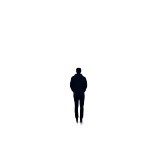jacket, robot, creature, staff transparent PNG cut-out