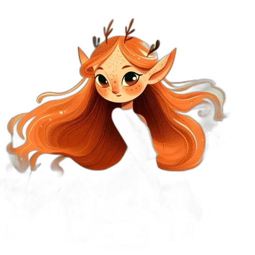 crown, hair, dragon, creature transparent PNG cut-out