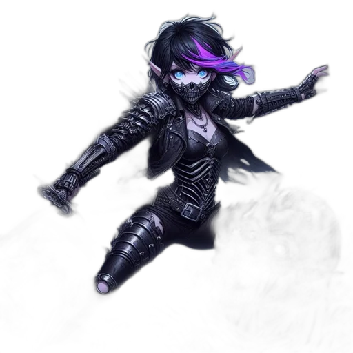 mask, jacket, concept art, fantasy art transparent PNG cut-out