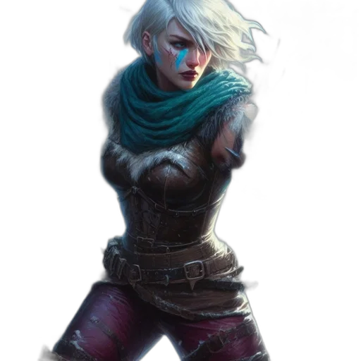 jacket, fantasy art, concept art, comic book art transparent PNG cut-out