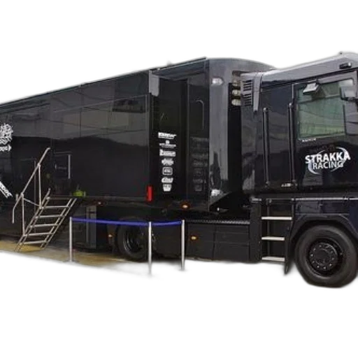 black, strakka, racing, truck transparent PNG cut-out