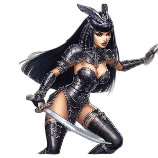 weapon, fantasy art, concept art, comic book art transparent PNG cut-out