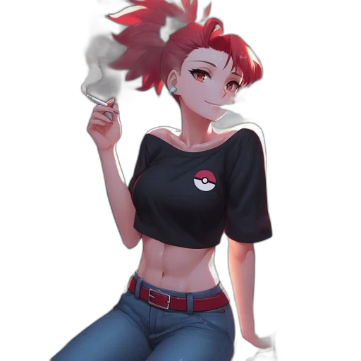 staff, jacket, anime, concept art transparent PNG cut-out
