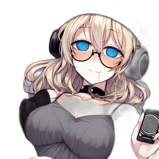 robot, staff, face, anime transparent PNG cut-out