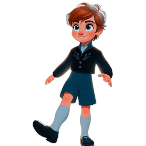 staff, jacket, dress, 3d render transparent PNG cut-out