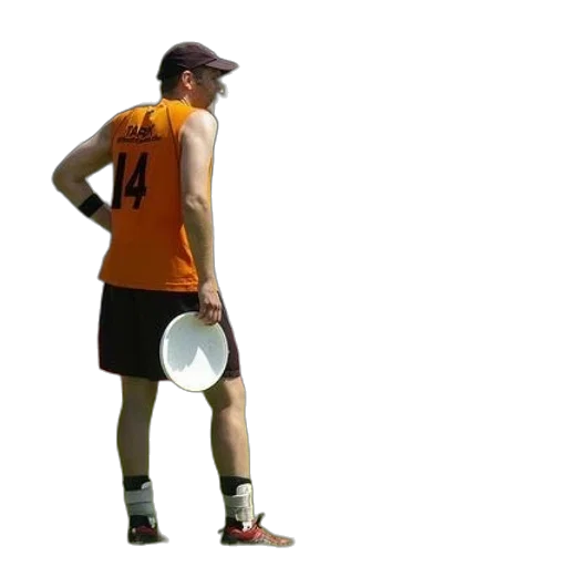 staff, hat, man, orange transparent PNG cut-out