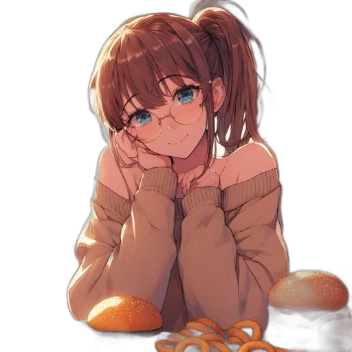 food, creature, jacket, face transparent PNG cut-out