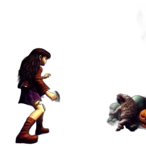 concept art, pixel art, fantasy art, 3d render transparent PNG cut-out