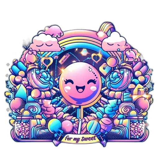 staff, pixel art, vaporwave, concept art transparent PNG cut-out