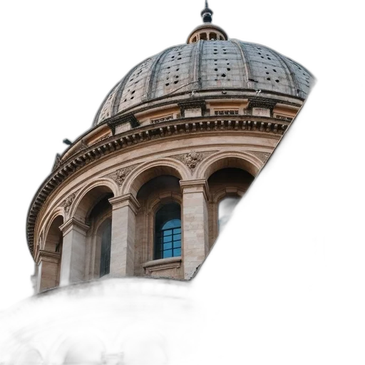 building, fog, close-up, view transparent PNG cut-out