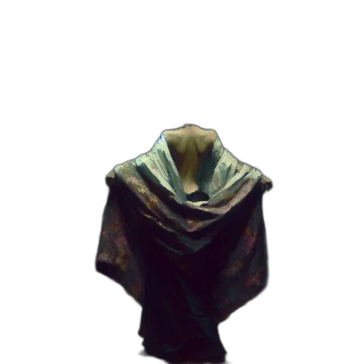 jacket, dress, mask, umbrella transparent PNG cut-out