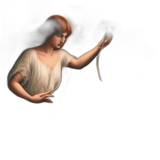 staff, hair, creature, face transparent PNG cut-out