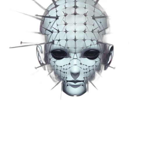 mask, face, robot, crown transparent PNG cut-out