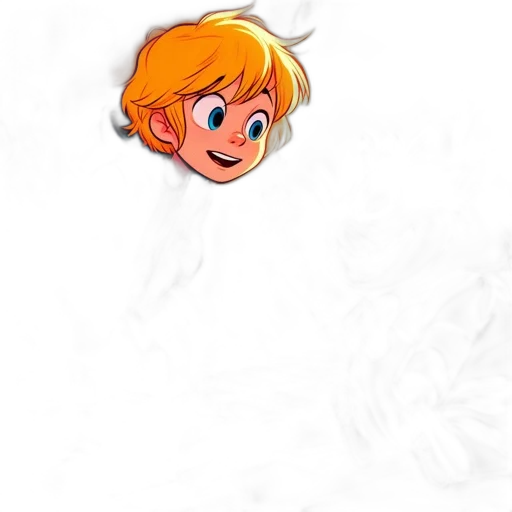 face, mask, hair, staff transparent PNG cut-out