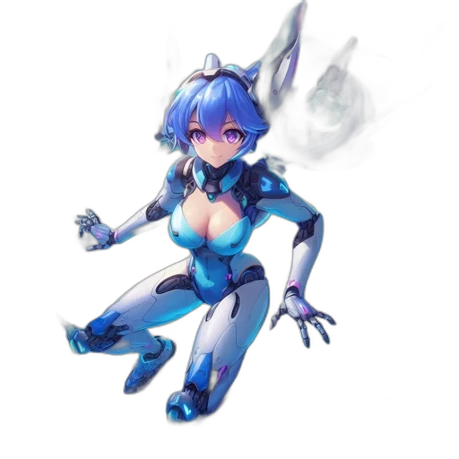 robot, weapon, staff, dragon transparent PNG cut-out