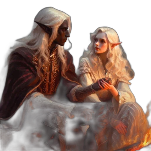 fantasy art, concept art, comic book art, photorealistic transparent PNG cut-out