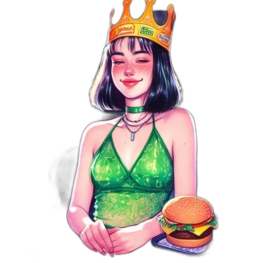 crown, food, dress, hat transparent PNG cut-out