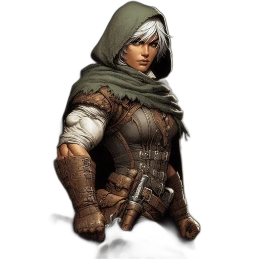 face, weapon, sword, jacket transparent PNG cut-out
