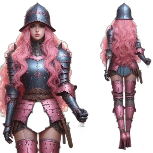concept art, fantasy art, 3d render, cyberpunk transparent PNG cut-out