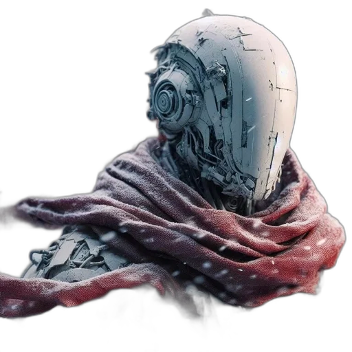 mask, robot, face, creature transparent PNG cut-out