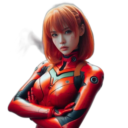 robot, face, concept art, comic book art transparent PNG cut-out
