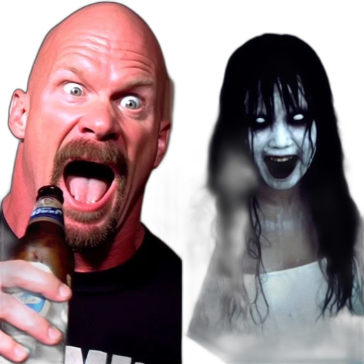 two, individuals, one, bald transparent PNG cut-out