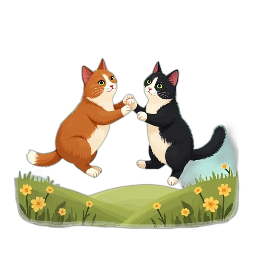 concept art, forest, fire, whimsical transparent PNG cut-out
