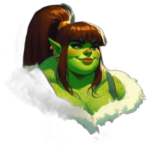 face, staff, creature, mask transparent PNG cut-out