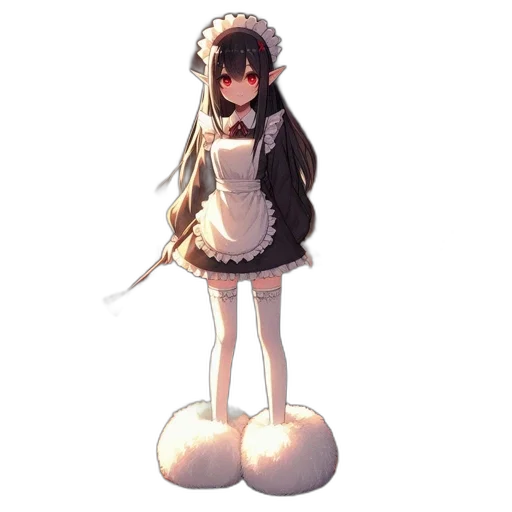 staff, dress, weapon, robot transparent PNG cut-out
