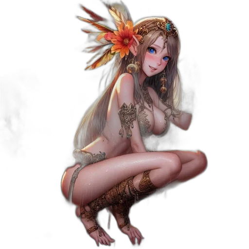 dress, dragon, jewelry, creature transparent PNG cut-out