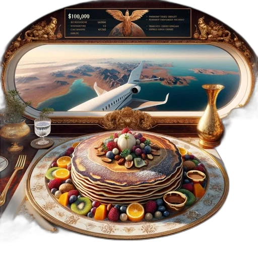 food, jewelry, concept art, opulent transparent PNG cut-out