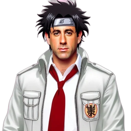 jacket, staff, anime, cartoon transparent PNG cut-out