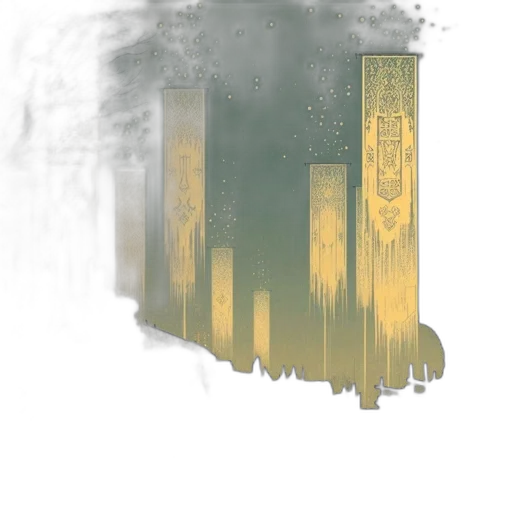 crown, building, robot, sword transparent PNG cut-out
