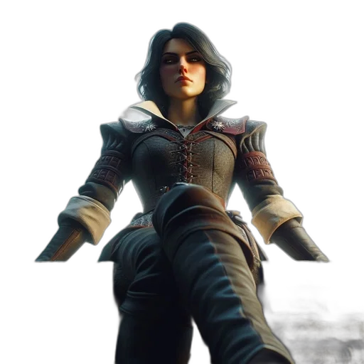 jacket, staff, sword, weapon transparent PNG cut-out