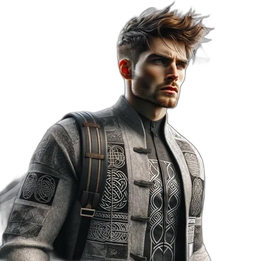 jacket, concept art, 3d render, photorealistic transparent PNG cut-out