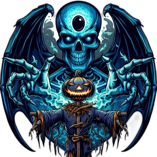 staff, dragon, sword, fantasy art transparent PNG cut-out