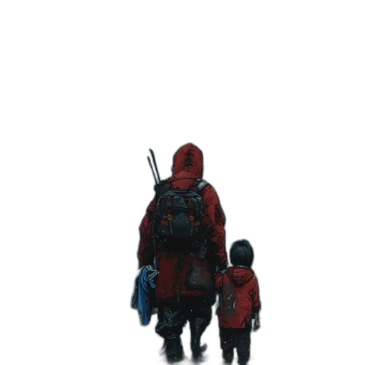 jacket, weapon, robot, concept art transparent PNG cut-out