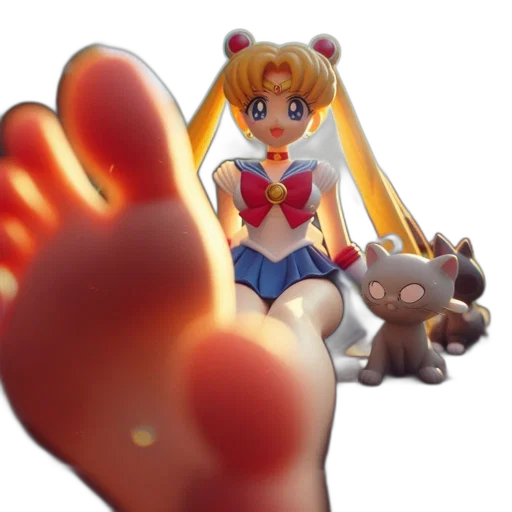 shoes, weapon, 3d render, anime transparent PNG cut-out