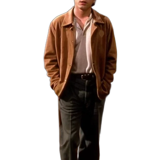 jacket, staff, face, robot transparent PNG cut-out