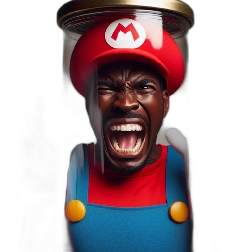 face, bottle, robot, weapon transparent PNG cut-out