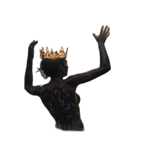 crown, jewelry, dress, staff transparent PNG cut-out