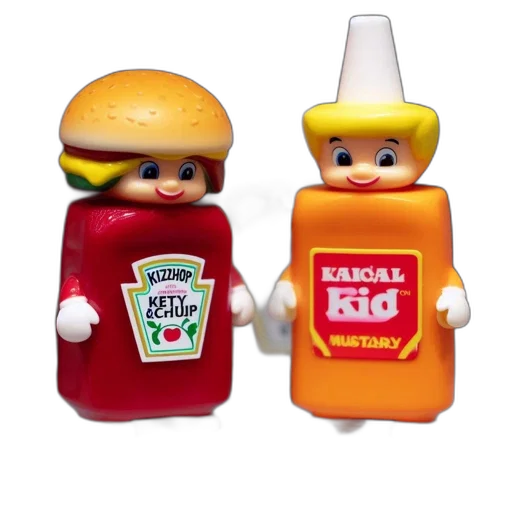 food, robot, 3d render, photorealistic transparent PNG cut-out