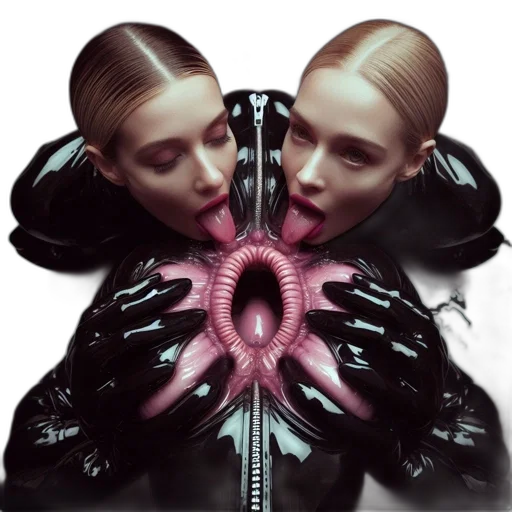 hair, robot, mask, jewelry transparent PNG cut-out