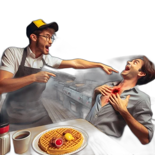 food, concept art, photorealistic, pixel art transparent PNG cut-out