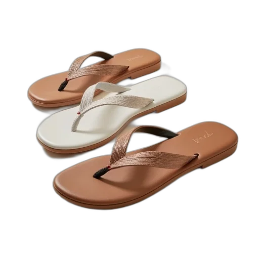 shoes, 3d render, havaga, thongs transparent PNG cut-out