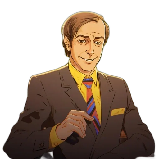 staff, jacket, face, cartoon transparent PNG cut-out