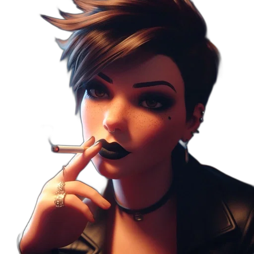 staff, jacket, face, weapon transparent PNG cut-out