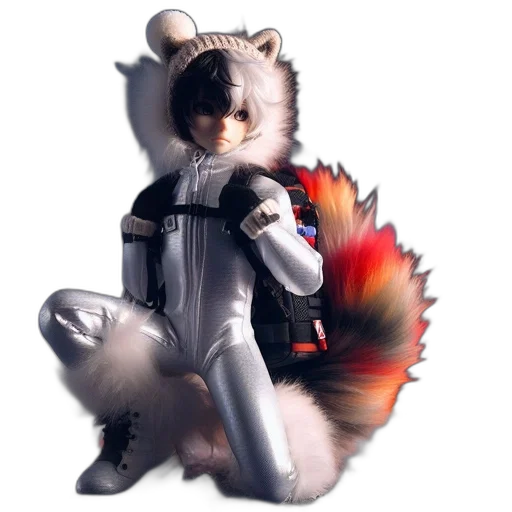robot, staff, animal, creature transparent PNG cut-out