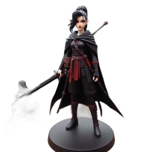 concept art, fantasy art, 3d render, dark transparent PNG cut-out